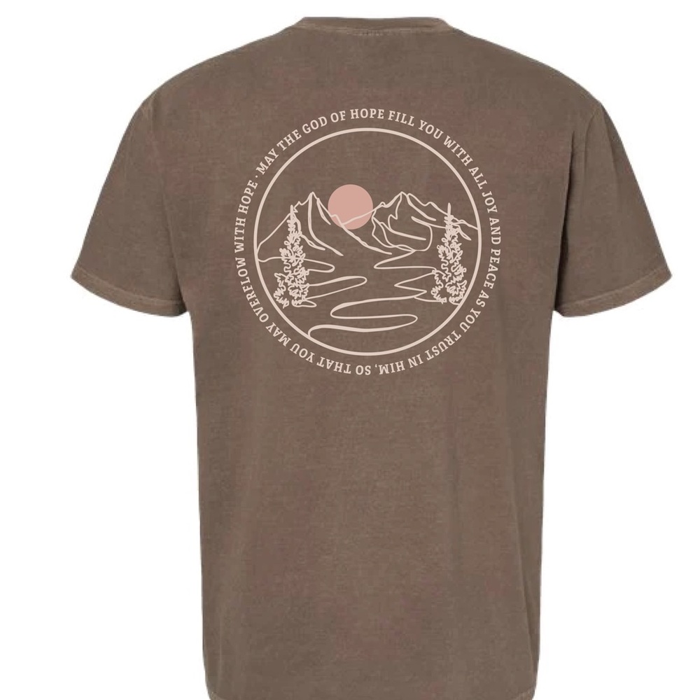 JOY Christian Tee Brown Graphic T-Shirt